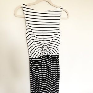 Striped elastic dress NWT